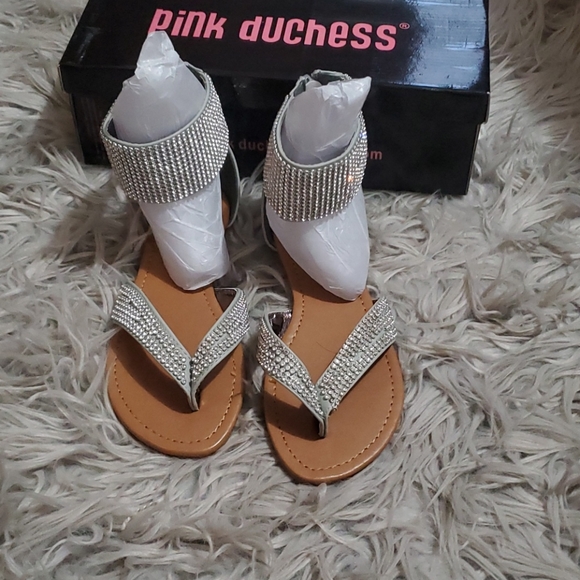 Sandals with rhinestones - Picture 2 of 3